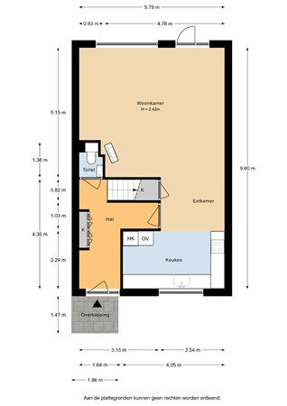 Floorplan - Ijsselmeerweg 33, 1316 RH Almere